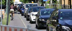 Baustellen wie in der Behlertstraße sorgen in Potsdam für Staus.
