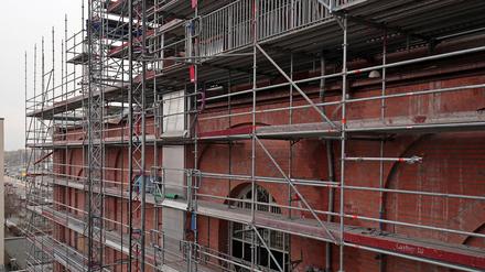 Knapp 90 Meter hoch soll der Garnisonkirchturm werden.