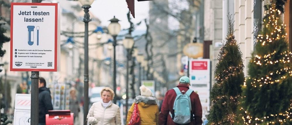 Das Weihnachtsgeschäft wurde einmal mehr durch das Coronavirus ausgebremst.