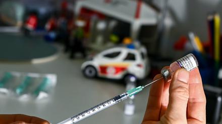 In der Schinkelhalle werden nun auch Kinder geimpft.