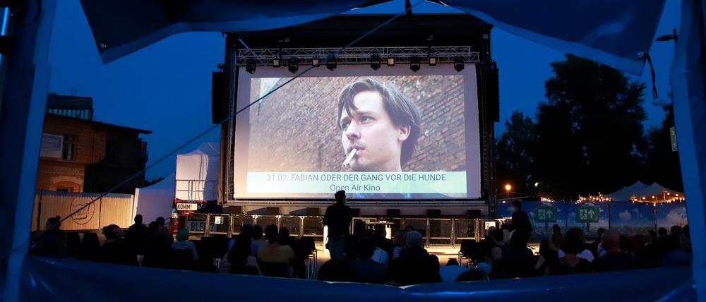 Das Open-Air-Kino am Waschhaus war 2021 Teil des Potsdamer Kultursommers.