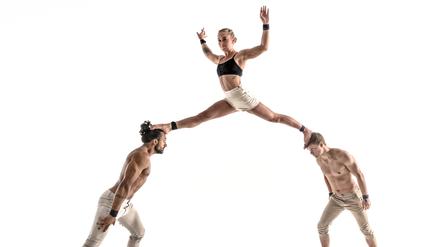 "A simple space" heißt das Stück der Kompanie Gravity and other Myths, die den Winterzirkus eröffnete.