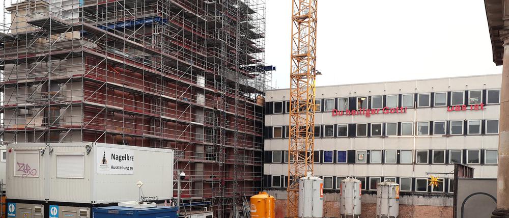 Der Garnisonkirchturm soll im Herbst 2023 eröffnet werden.
