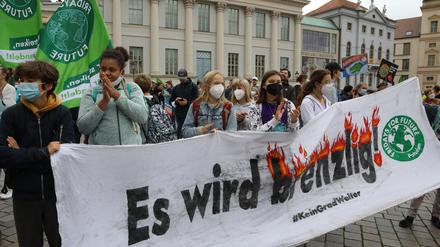 Im September gingen Umweltaktivisten im Rahmen des globalen Klimastreiks auch in Potsdam auf die Straße.