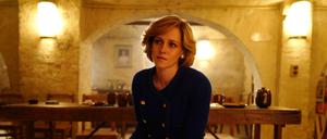 Kristen Stewart als Lady Di. Der Gewölbekeller von Schloss Marquardt wurde zur Bedienstetenküche umgebaut.