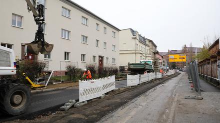 Die Behlertstraße in Potsdam wird aktuell umgebaut.