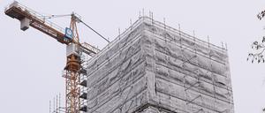 Der Turm der Garnisonkirche soll im Herbst 2023 eröffnet werden.