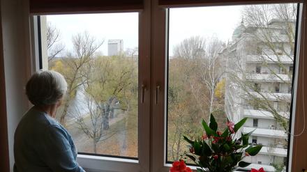 Blick aus der Josephinen-Wohnanlage.