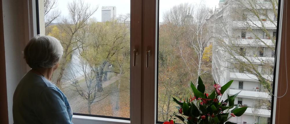 Blick aus der Josephinen-Wohnanlage.