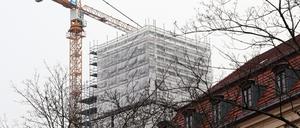 Der Turm der Garnisonkirche soll im Herbst 2023 eröffnet werden.