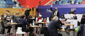 Die Stadtverordneten tagten am Mittwoch wieder in der MBS Arena.