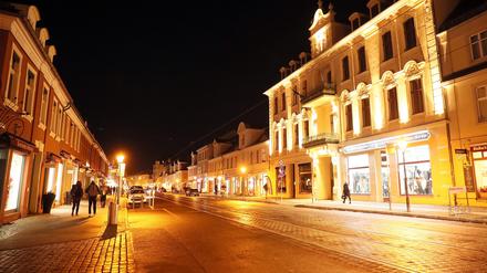 Leere auf den Potsdamer Straßen in der Innenstadt.