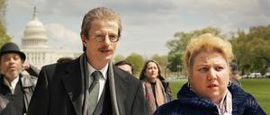 Alexander Scheer und Meltem Kaptan in Andreas Dresens neuem Film "Rabiye Kurnaz gegen George W. Bush", der bei der Berlinale Premiere hat.