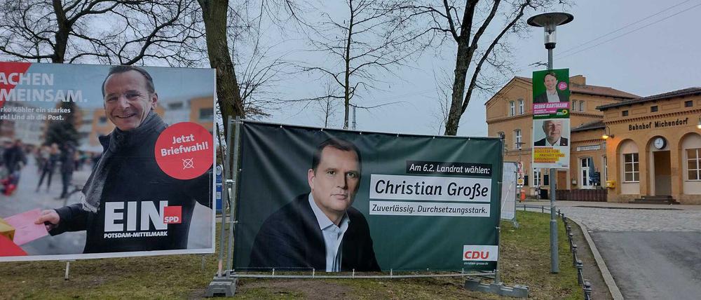 Am Sonntag findet die mittelmärkische Landratswahl statt. 