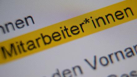 In Potsdam wurde sich auf das Gendersternchen geeinigt.