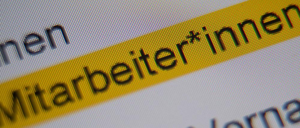 In Potsdam wurde sich auf das Gendersternchen geeinigt.