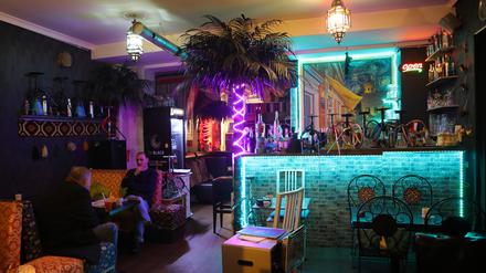 Blick in die Shisha-Bar am Nauener Tor.