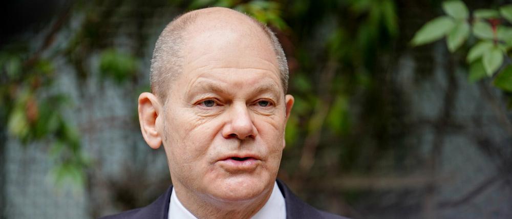 Bundeskanzler Olaf Scholz (SPD).