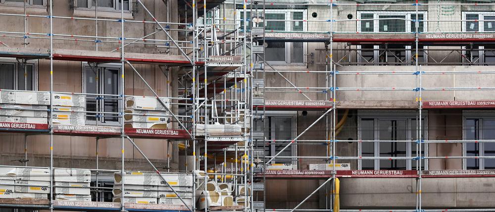 Baumaßnahen in der Speicherstadt. In Potsdam werden dringend weitere Wohnungen benötigt.