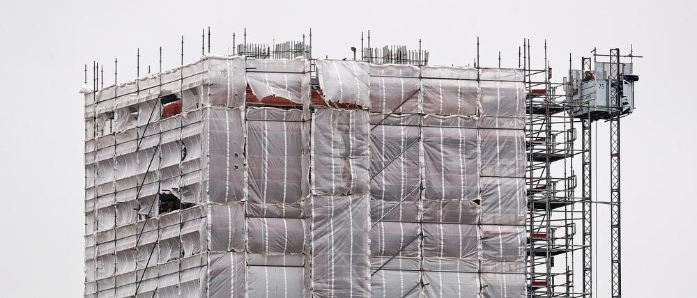Im Herbst 2023 soll der Bau des Turms abgeschlossen sein.