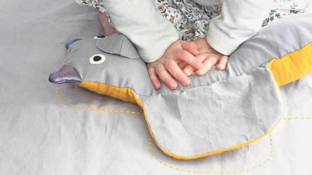 Überzeugendes Gesamtpaket. Die Jury fand Anne Bansens komplettes Portfolio gut, darunter ein Erste-Hilfe-Kuscheltier.