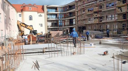 Der Keller der Synagoge in der Schloßstraße ist bereits fertig.