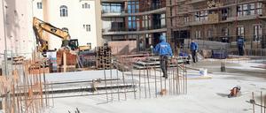 Der Keller der Synagoge in der Schloßstraße ist bereits fertig.
