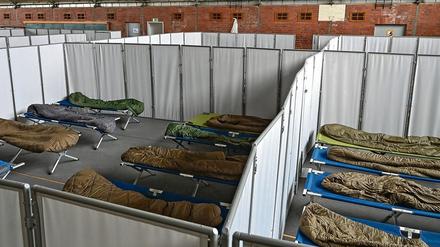 Rund 800 freie Plätze für Geflüchtete stehen in der Zentralen Erstaufnahmeeinrichtung in Eisenhüttenstadt bereit.