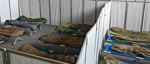 Rund 800 freie Plätze für Geflüchtete stehen in der Zentralen Erstaufnahmeeinrichtung in Eisenhüttenstadt bereit.