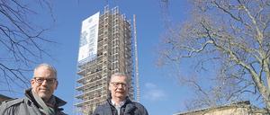 Turmbau zu Potsdam. Christoph Martin Vogtherr, Generaldirektor der Schlösserstiftung, und Günther Jauch