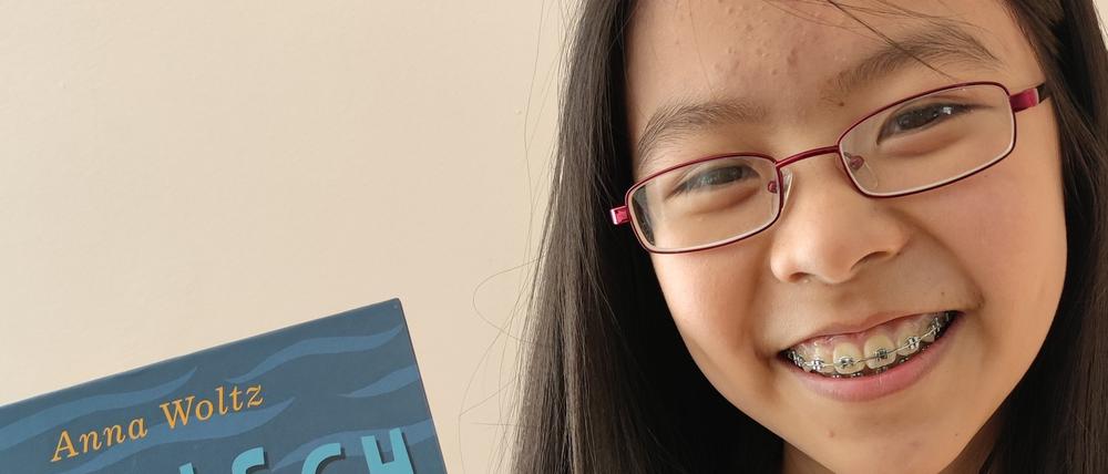Momo Zhongying Lu, Schülerin am Humboldt Gymnasium, ist Potsdams beste Vorleserin. 