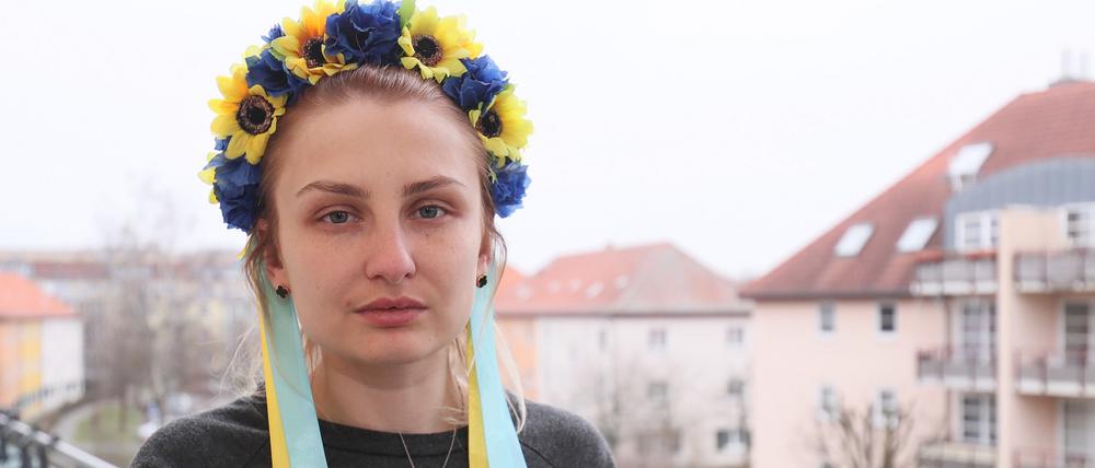 Stefanie Sloboda aus der Ukraine ist seit Dienstag in Potsdam.