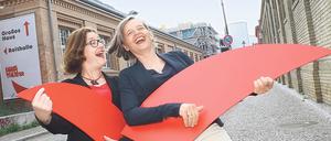 Intendantin Bettina Jahnke (r.) mit Chefdramaturgin Bettina Jantzen.