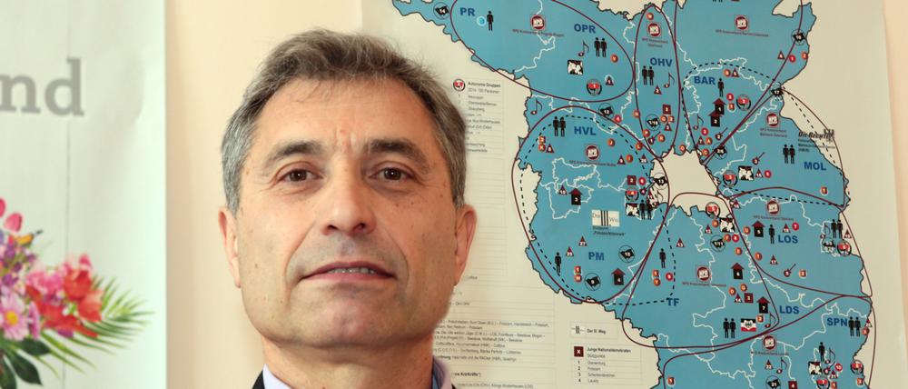 Evgeni Kutikow, der Vorsitzende der Jüdischen Gemeinde Potsdam (JG).