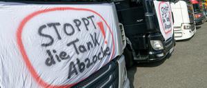 Lkw-Fahrer wollen den Autobahnring blockieren (Archivbild).