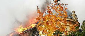 In der Menzelstraße war im Oktober ein Dachstuhl in Brand geraten.