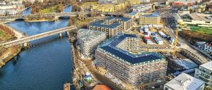 Vor fast drei Jahren war das Projekt auf der letzten großen freien Fläche in Innenstadtnähe begonnen worden. 