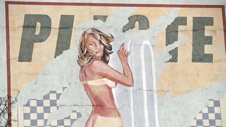 Die Babelsberger Nackte ist vom kalifornischen Popart-Künstler Mel Ramos inspiriert.