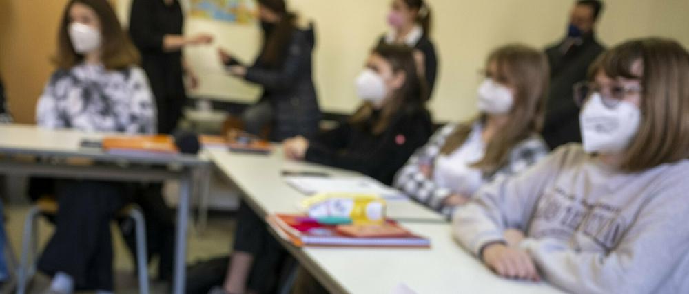 Zahlreiche Kinder aus der Ukraine werden bereits an Schulen in Deutschland unterrichtet.