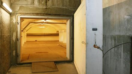 Das Innere des Brauhausbergs. 2014 gelang ein Blick in den Bunker unterhalb der früheren SED-Bezirkszentrale.