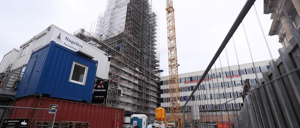 Baustelle: Der Turm der Garnisonkirche