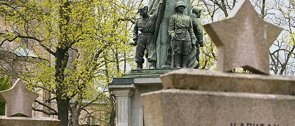 Der sowjetische Ehrenfriedhof entstand 1946.