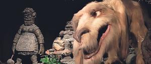 Fuchur und die Steinbeißer-Familie aus „Die unendliche Geschichte III“ sind Teil der neuen Schau.