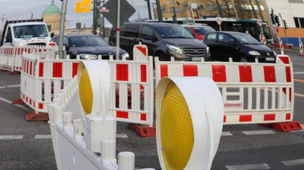 Hier könnte es länger dauern: Baustelle Leipziger Dreieck