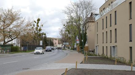 An diesem Neubau soll die Tramtrasse nur wenige Meter vorbeiführen.
