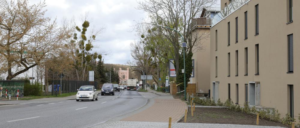 An diesem Neubau soll die Tramtrasse nur wenige Meter vorbeiführen.