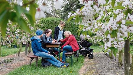 Trotz Festabsage kamen Besucher zu den Obsthöfen. 