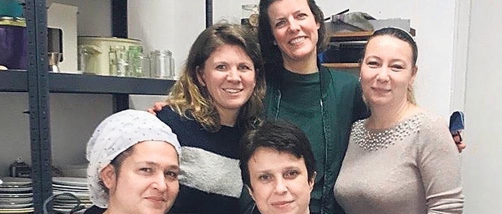 Das Kantinenteam aus dem Rechenzentrum.
