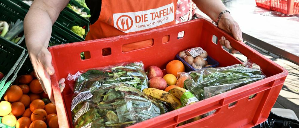 Die Tafeln in Brandenburg haben durch Corona mehr Zulauf.