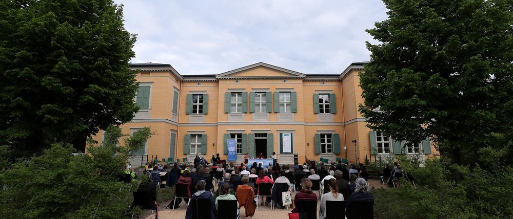 Eine Lesung an der Villa Quandt beim Festival im vergangenen Jahr.